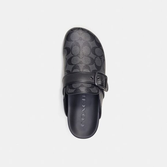 NWT Coach Outlet Clog Sandal In Signature Canvas - Picture 3 of 6